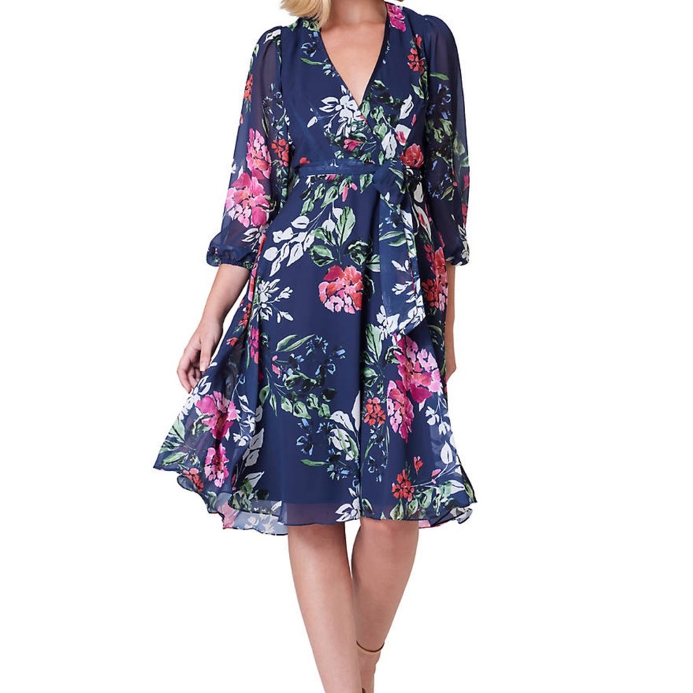 Floral Navy Dress